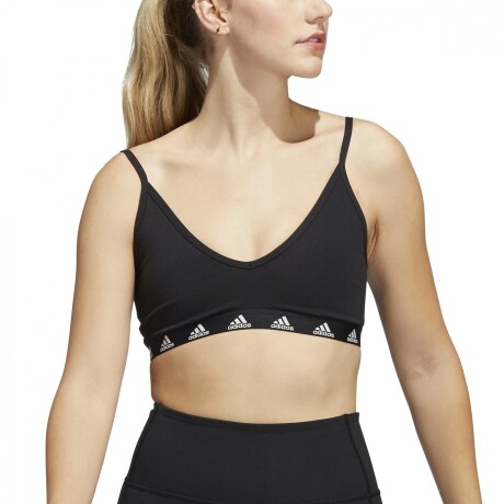 Top Adidas Training Dama Pureb LS Bra Black S/C