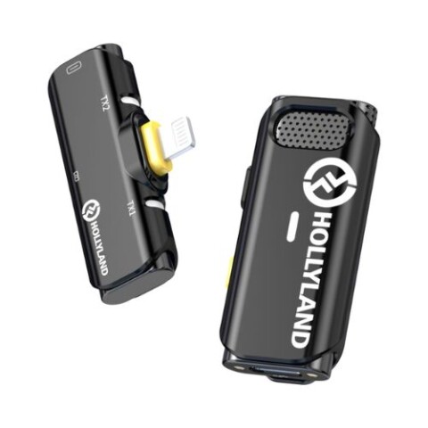 Micrófono Inalámbrico Hollyland Lark C1 Solo Lightning - Negro Micrófono Inalámbrico Hollyland Lark C1 Solo Lightning - Negro