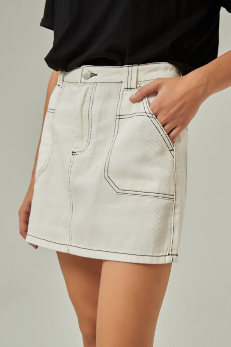 Falda Frau Marfil / Off White