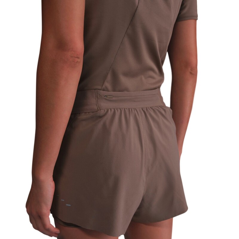 Pantalón Corto Nike Swift Dri-Fit Mr 2N1 de Mujer Chocolate