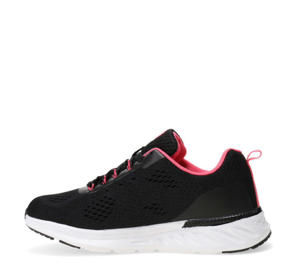 Deportivo acordonado MARIAN Black/Fucsia