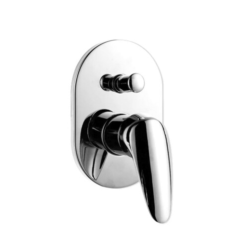 Griferia De Ducha De Empotrar Linea Arona Aqualia Monocomando Cromo 000