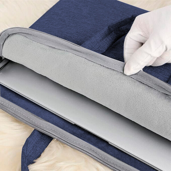 Maletin Bolso Notebook 15.6 Pulgadas Impermeable Portafolios Variante Color Azul