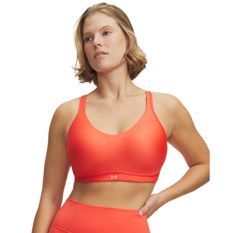 UA Infinity Low 2.0 Bra-RED RED-690