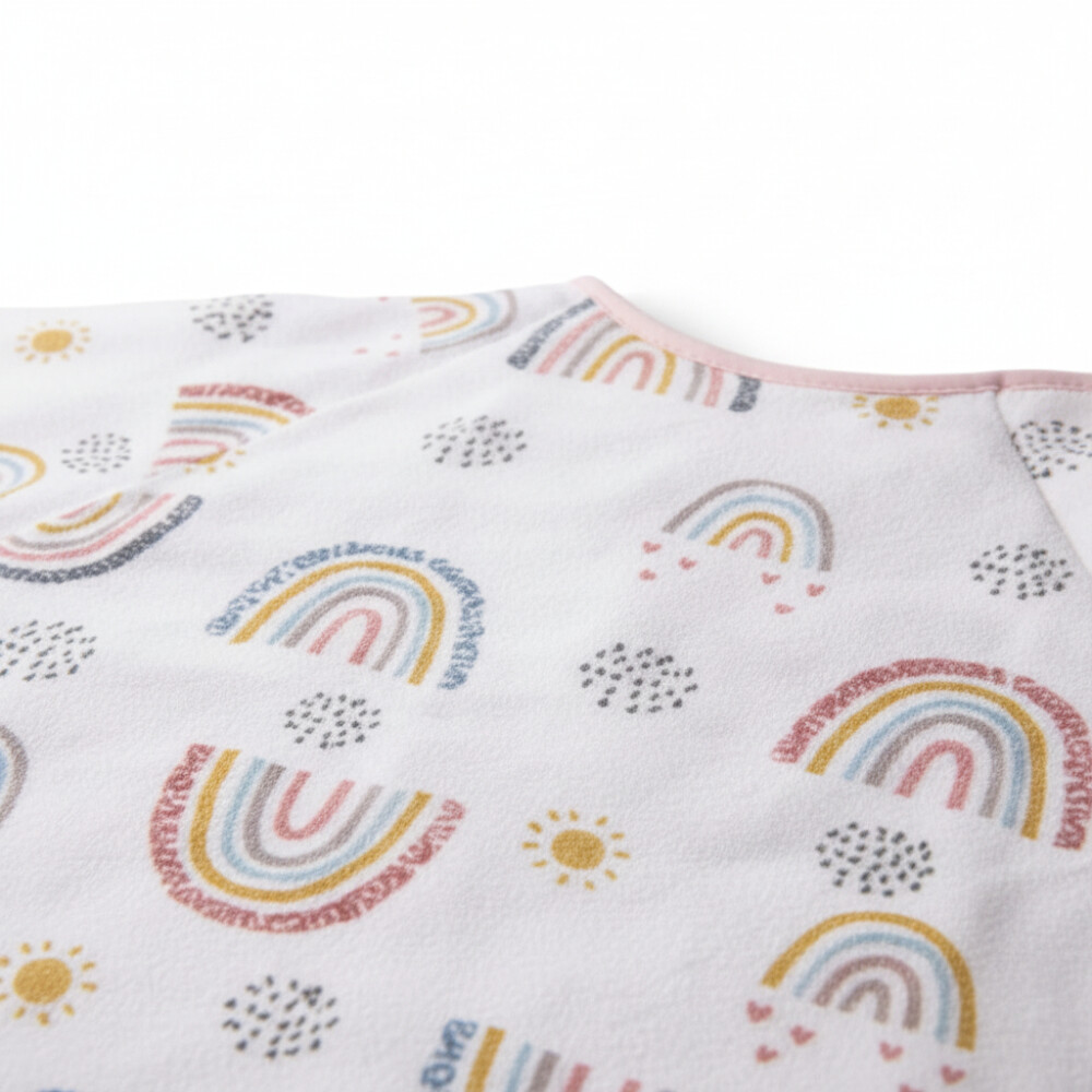 Babero con manga LORELLI arco iris