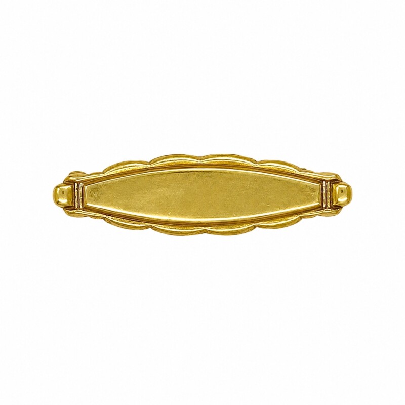 Prendedor almendra - Oro bajo - PRE000002 sinpiedra