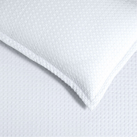 Juego Colcha y Funda Dohler Provenza 2 Plazas 100% Microfibra BLANCO