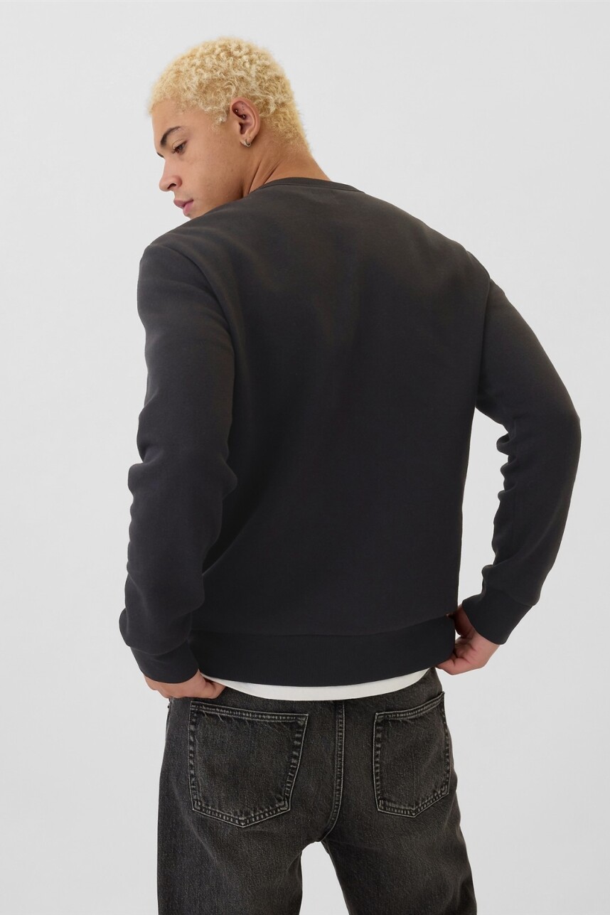 Buzo Deportivo Logo Gap Hombre Black 1