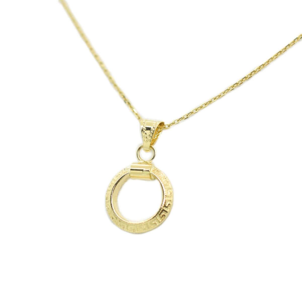 Cadena y Colgante en oro 18Kilates 