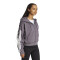 Campera de Mujer Adidas Essentials Zip Gris - Blanco