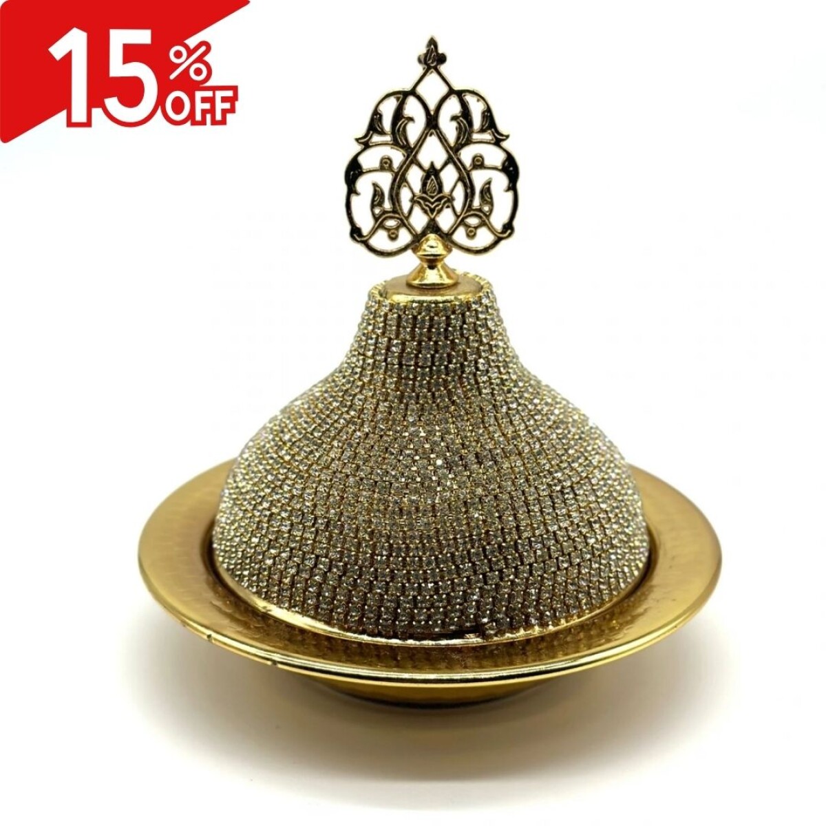 Tajine dore Swarovski 