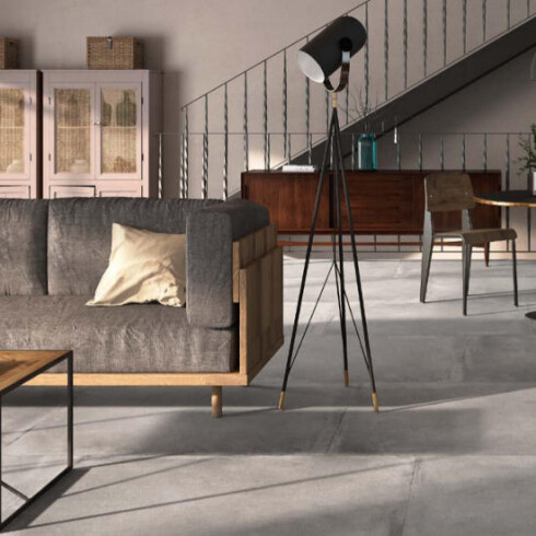 Porcelanato Gris Mate 75X75Cm Piso Pared GAMAS DE GRIS