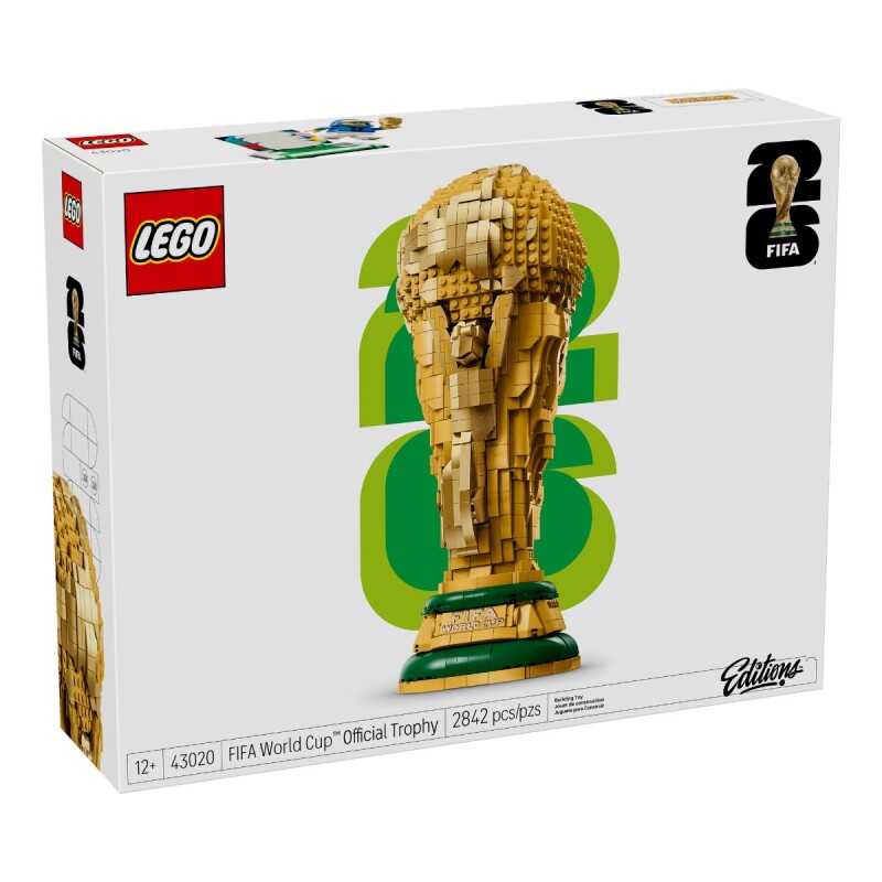 Lego Mundial 2026 Trofeo oficial de la copa Fifa 2842 pcs 12+ Lego Mundial 2026 Trofeo Oficial De La Copa Fifa 2842 Pcs 12+