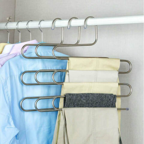 Percha para pantalones acero inoxidable Percha Para Pantalones Acero Inoxidable