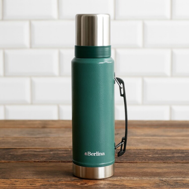 TERMO DE ACERO INOXIDABLE BERLINA 1,2 LITROS VERDE TERMO DE ACERO INOXIDABLE BERLINA 1,2 LITROS VERDE
