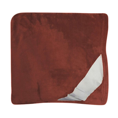Frazada Flannel 1 Plazas Home Class 150 x 240 cm Bordo