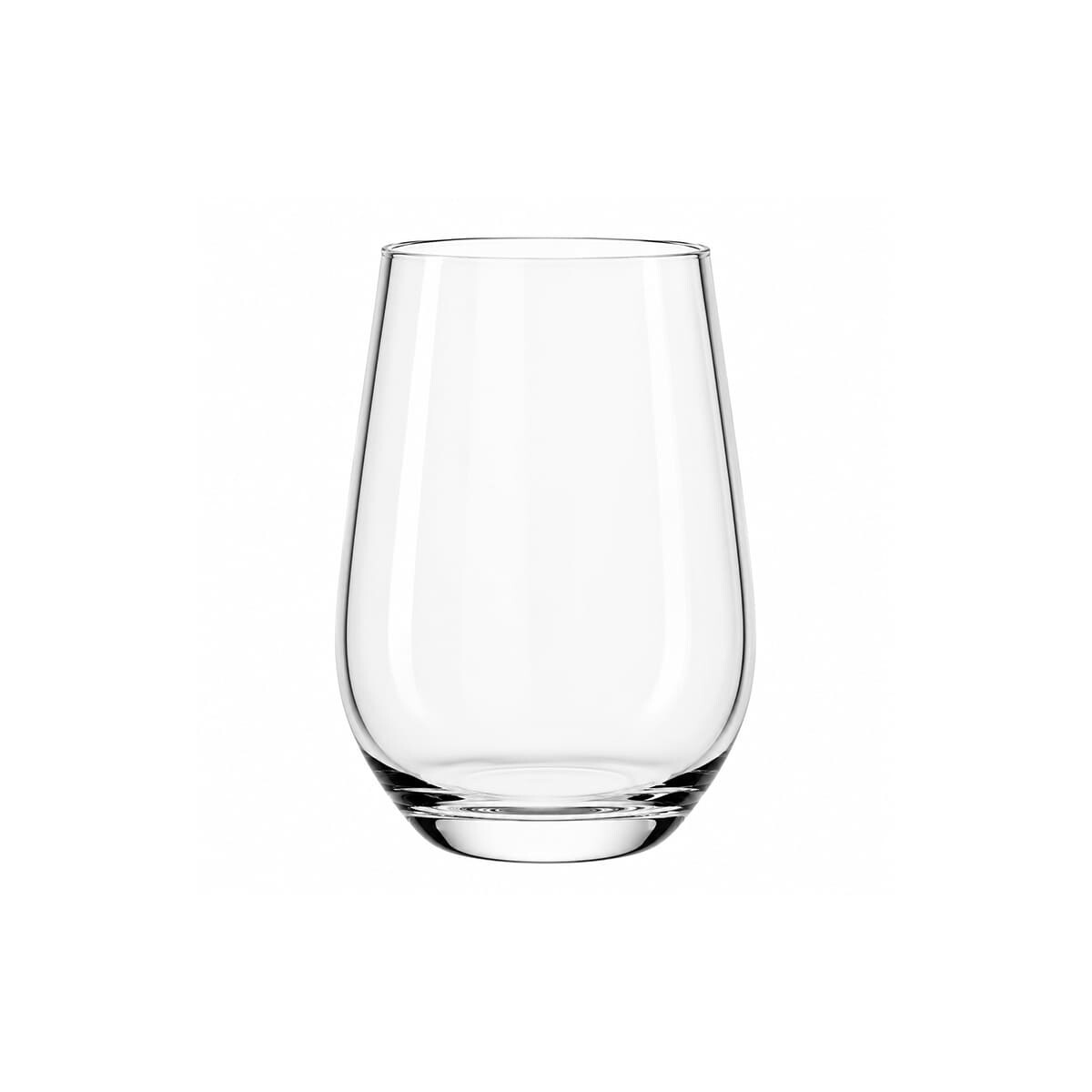 6 Vasos vidrio 385 ml 6.5x11.5 cms 