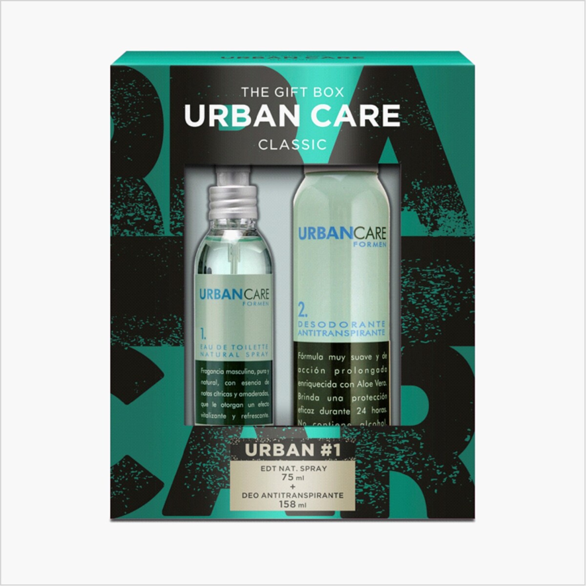 Perfume Urban Pack Clasico Edt+Deo 