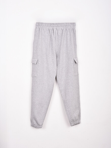 PANTALON PEDRO GRIS MELANGE M