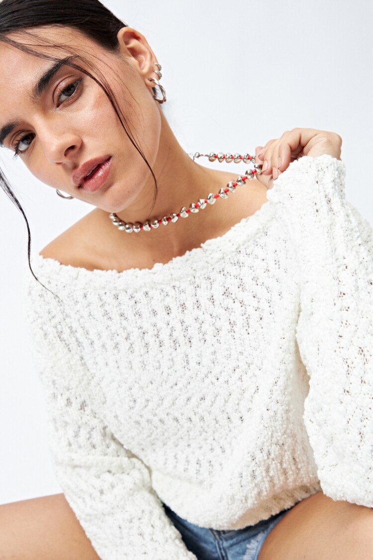 SWEATER FLORIE Crudo