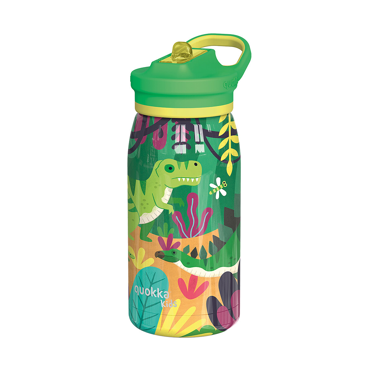 Botella Térmica Acero POP Quokka Kids 445 ml - JUNGLE 