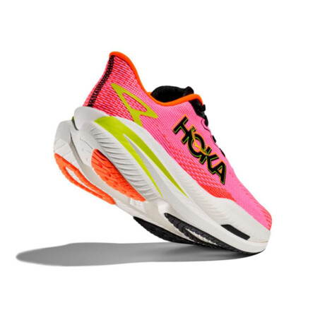 Hoka Champion Mach X 3 Mujer Rosado-Naranja