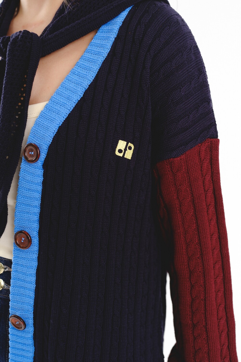 Cardigan Comodín Azul