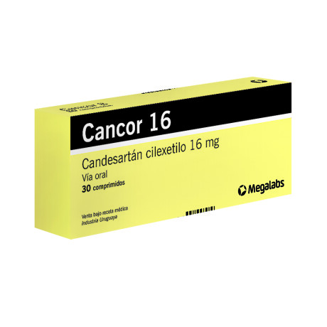 Cancor 16 Mg 30 Comprimidos | Regulador Presión Arterial Cancor 16 Mg 30 Comprimidos | Regulador Presión Arterial