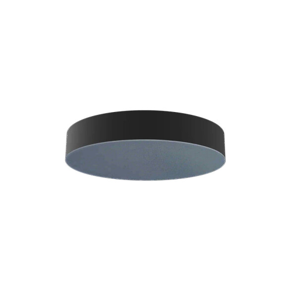 Plafón LED 8W cálido 240V Ø90mm negro NV2161