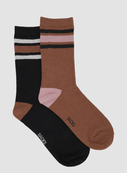 Medias de algodón. en pack de 2 en variedad de diseños. Variante 42