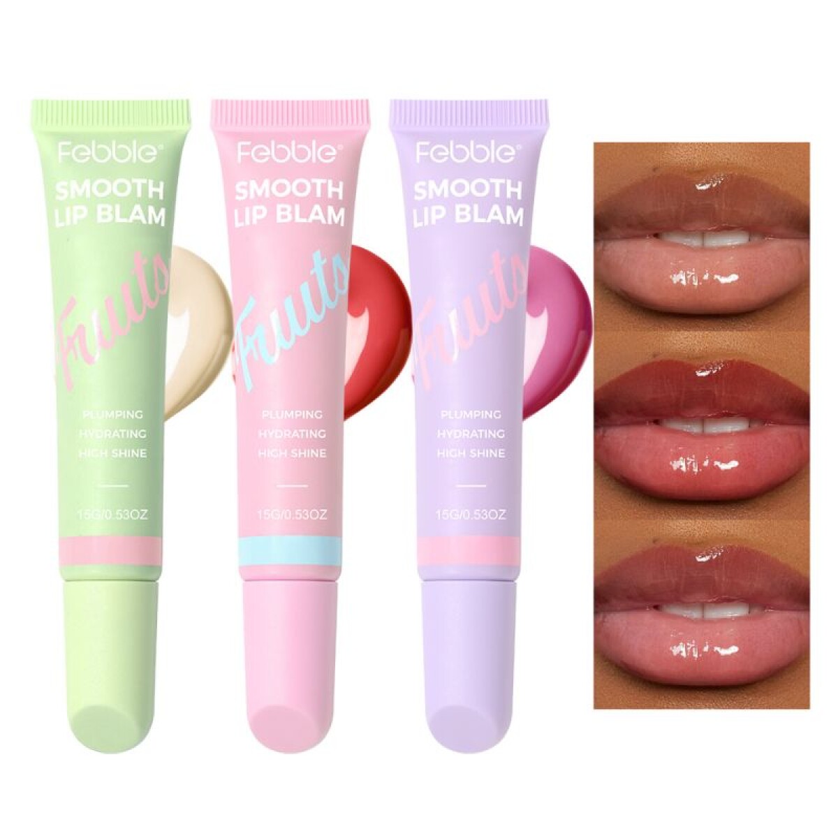 Ushas - Bálsamo Labial Maximizador Febble - 03 