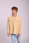 Sobrecamisa de pana Beige