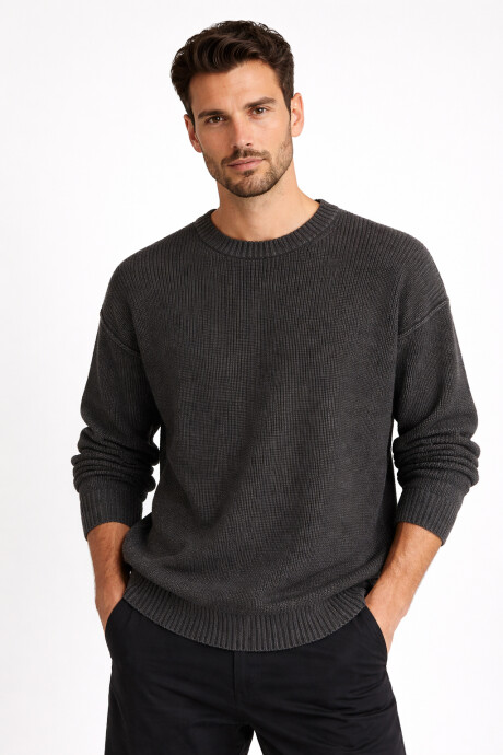 Sweater Aelvar Gris Oscuro