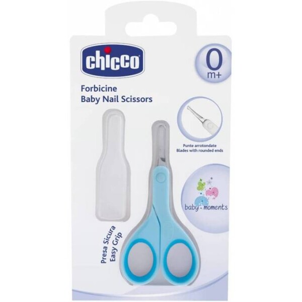 Tijera para uñas CHICCO celeste