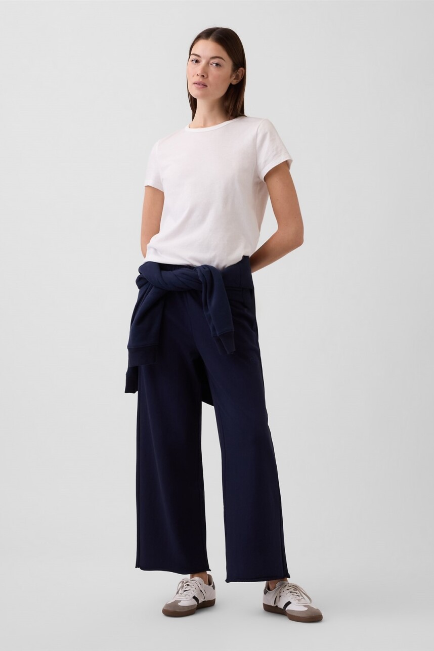 Pantalón Deportivo Sin Felpa Mujer Navy Uniform Logo