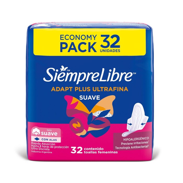 SIEMPRE L. SLINEA ULTRAFINA C/ALAS PAQ. única