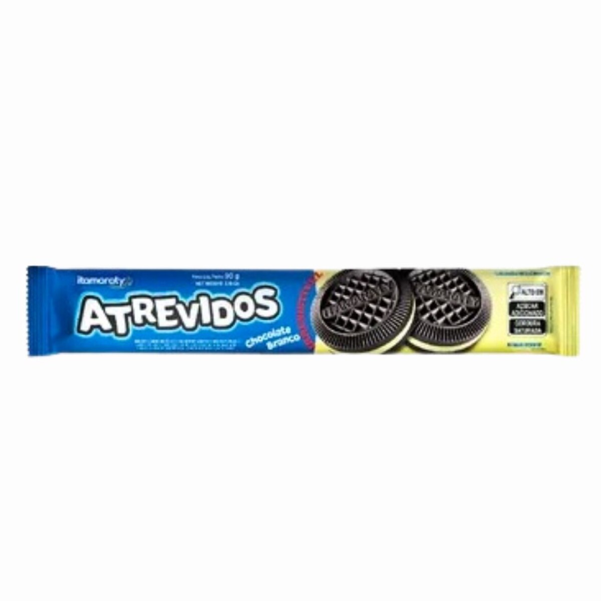 Galletita Atrevidos Rellena c/Chocolate Blanco 90g. - N/a 