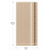 Toalla de Baño en Aldogón 70x135cm Moreto Beige