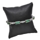 H.Stern Brazalete En Oro 18K Blanco Con Turmalinas Verdes Y Brillantes. H.Stern Brazalete En Oro 18K Blanco Con Turmalinas Verdes Y Brillantes.