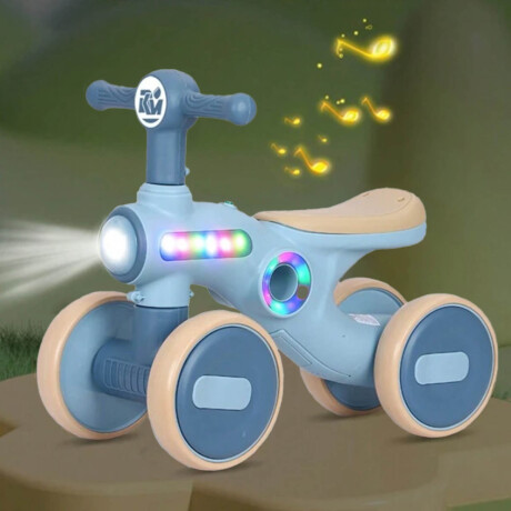 Triciclo Andador Buggy 1-3 años Con Música Y Luces Azul
