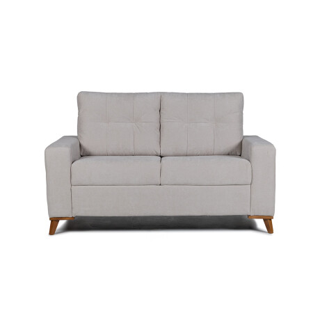 Sofá Katrina - Tela Microfibra - 2 cuerpos 10285 (Beige)