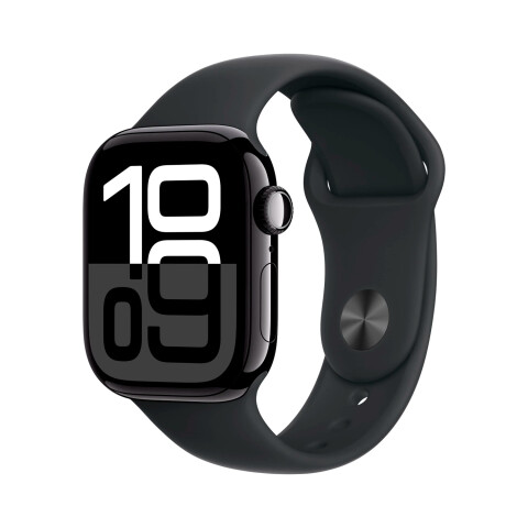 Apple Watch S10 GPS 42mm Jet Black con Sport Band Black S/M Apple Watch S10 GPS 42mm Jet Black con Sport Band Black S/M