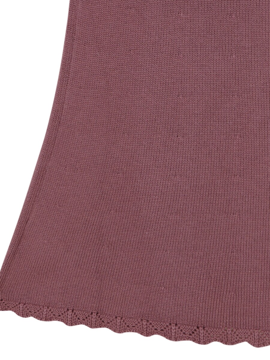 Capa De Punto Acabado Purpura