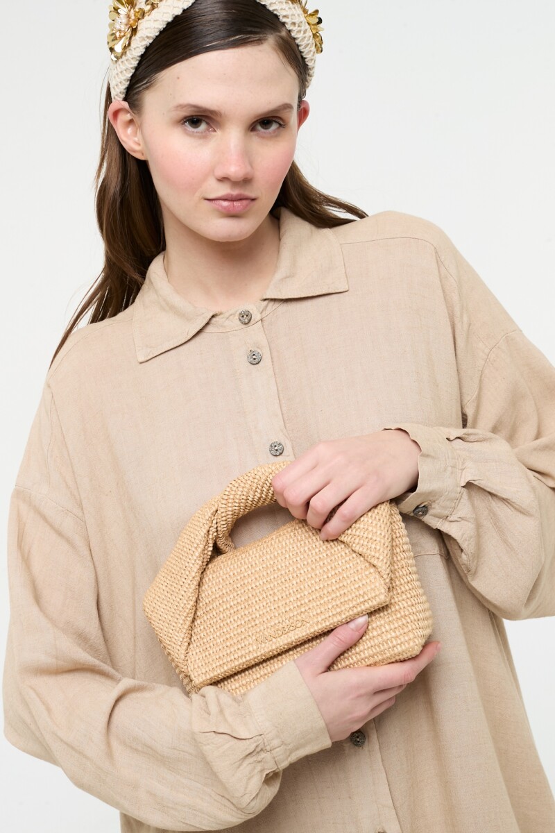 CAMISA LARGA Beige