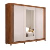 Ropero Celta 3 Puertas Corredizas C/Espejo Freijo/Off White Ropero Celta 3 Puertas Corredizas C/Espejo Freijo/Off White