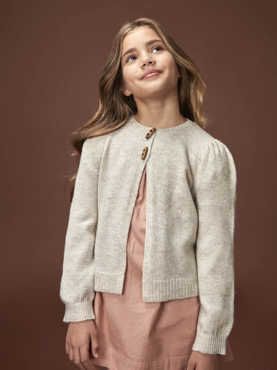 Chaqueta Con Boton De Trenca Piedra Melange
