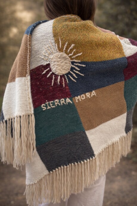 SierraMora Embroidery Chall Multicolor / Crudo