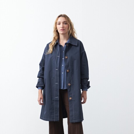 CAMISA KAI Azul Grisaceo