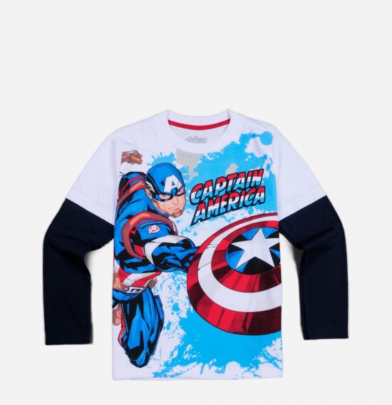 Camiseta niño Marvel BLANCO
