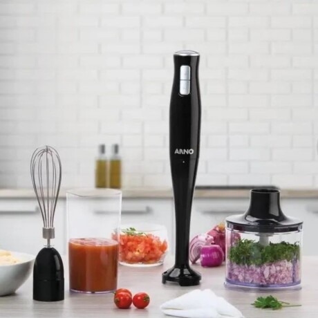 Mixer Arno 3 en 1 + vaso medidor | De acero inoxidable | Color negro. Mixer Arno 3 en 1 + vaso medidor | De acero inoxidable | Color negro.